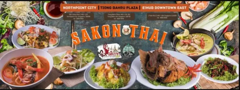 Sakon Thai Menu