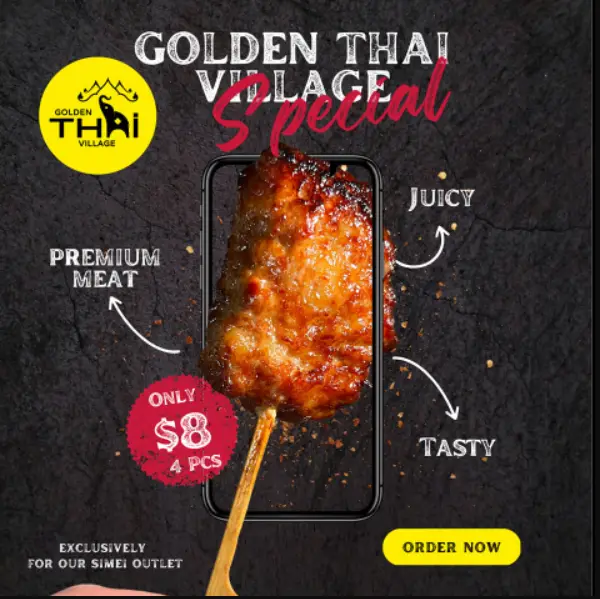 Golden Thai Village Menu